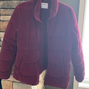 Old Navy Quilted Corduroy Coat